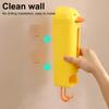 Plastic Bag Holder Wall Mounted Sock Underwear Organizer Grocery Bag Dispenser Cartoon Duck Design Underwear Storage Box
