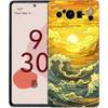 Чехол для телефона Google Pixel 10 Pro Pixel 9 Pro XL TPU Чехол Pixel 8 Pro 9A 8A 7A 7 6A 6 Pro Мягкая обложка Модный Отличный Синий Волна