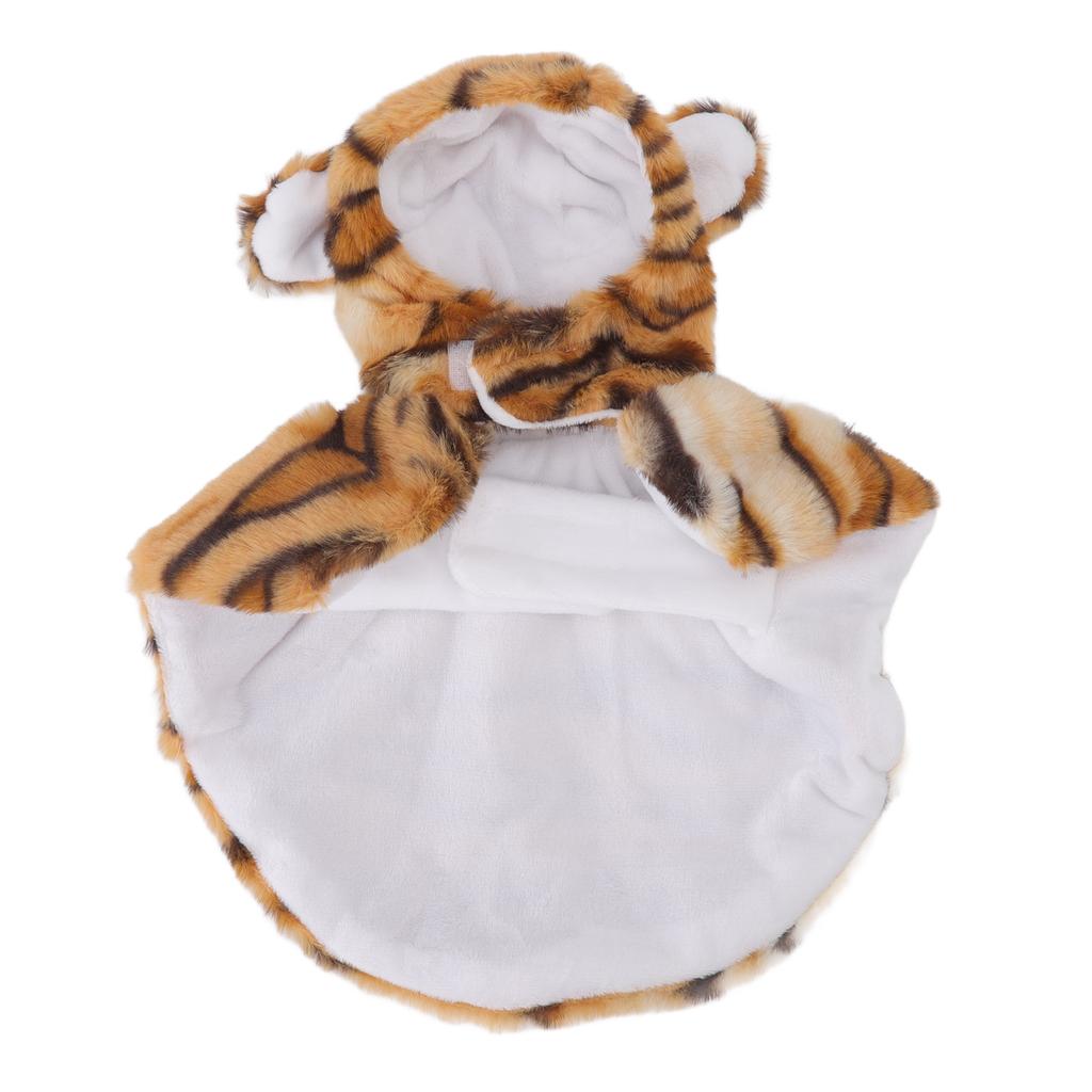 Dog Tiger Halloween Costume Classic Cute Warm Striking Colors Beautiful Pet Cosplay Tiger Clothes for Autumn and Winter