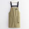 Polyester Cleaning Apron 2 Pockets Work Clothes New Cafe Shop Overalls  Kitchen Supplies