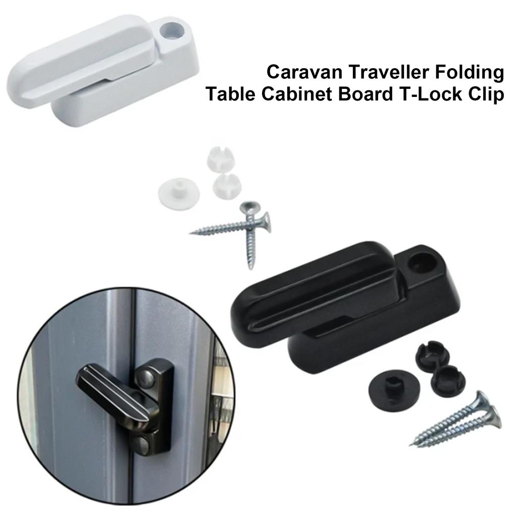 T Lock RV Camper Window Door Sash Lock Safety Lever Handle Sweep Latch Child Safe Aluminum Doors Lock Hardware Accessory