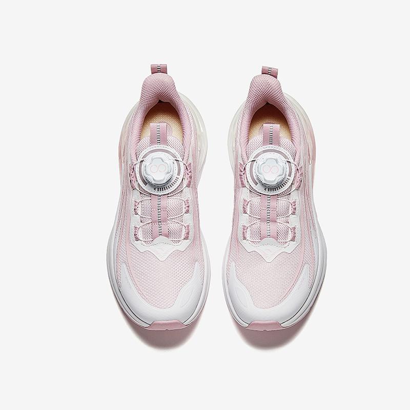 Anta Kids Red Flame 5.0 Mesh Fabric Trendy Fashion Shock Absorption Wear-Resistant Low-Top Casual Shoes Kids Sneaker 322515503-5