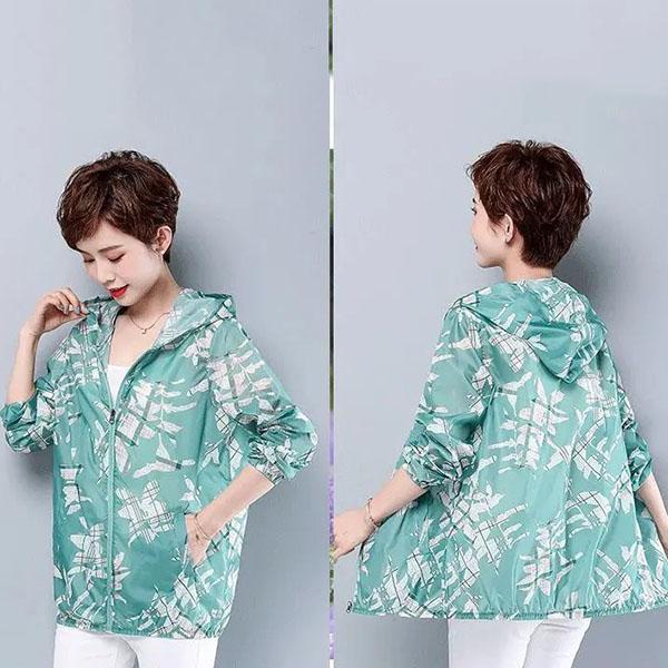 XL-5XL женские летние тонкие солнцезащитные куртки с длинными рукавами и принтом, женские весенне-осенние свободные пальто больших размеров