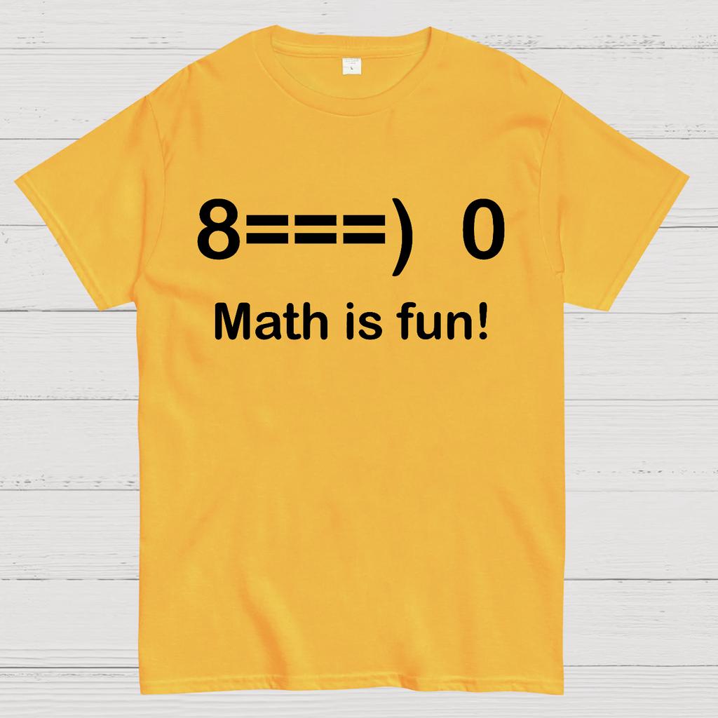 Math Is Fun Cotton Summer Casual Cool Loose T-Shirt