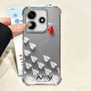 Чехол для телефона Paper Airplane Boat Dream Plating для Xiaomi Poco X5 X6 X7 X8 Pro Max F8 Ultra F7 M8 M7 M5S Redmi 15C 15 14C 13C 13 X