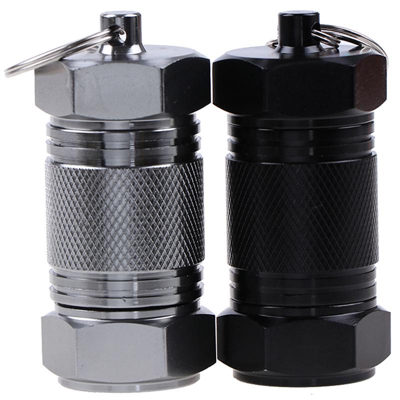 Водонепроницаемый герметичный резервуар, алюминиевый капсульный контейнер, органайзер для лекарств, карманные чехлы для таблеток для наружного хранения бутылок для экстренной медицины