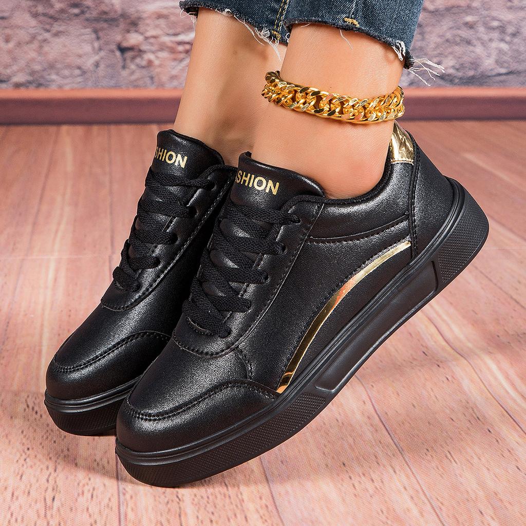 TUINANLE Белая обувь. Женская спортивная обувь из искусственной кожи. Кроссовки для скейтборда на плоской подошве.