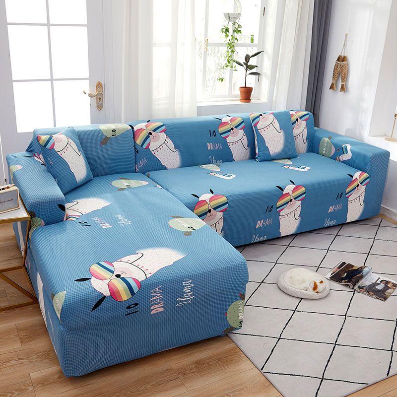 Чехол на подушку для дивана с геометрическим принтом, защита для мебели, L-образный угловой чехол для кресла, эластичный чехол для дивана для гостиной, дома