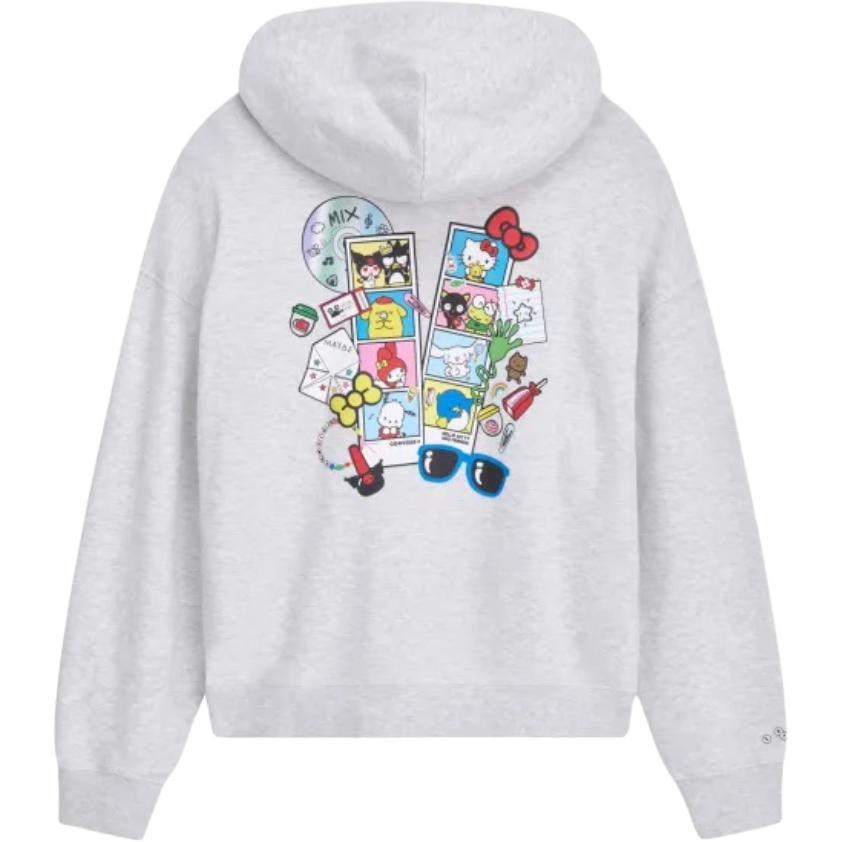 Converse Свитшот X Hello Kitty and Friends Мужской CVM5H504-LGH