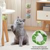 Игрушка-шарик с кошачьей мятой для кошек, вращающийся на 360 градусов шарик с кошачьей мятой, безопасная жевательная игрушка для котят для кошек, лизание, здоровье зубов, способствует активной игре
