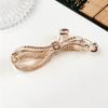 Bow Banana Clip Vertical Clip Elegant Style Ponytail Fixing Wonder ClipHigh-end Ladies' Hair Accessory