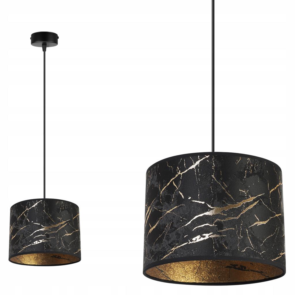 CEILING HANGING LAMP, GOLDEN MARBLE LAMPSHADE