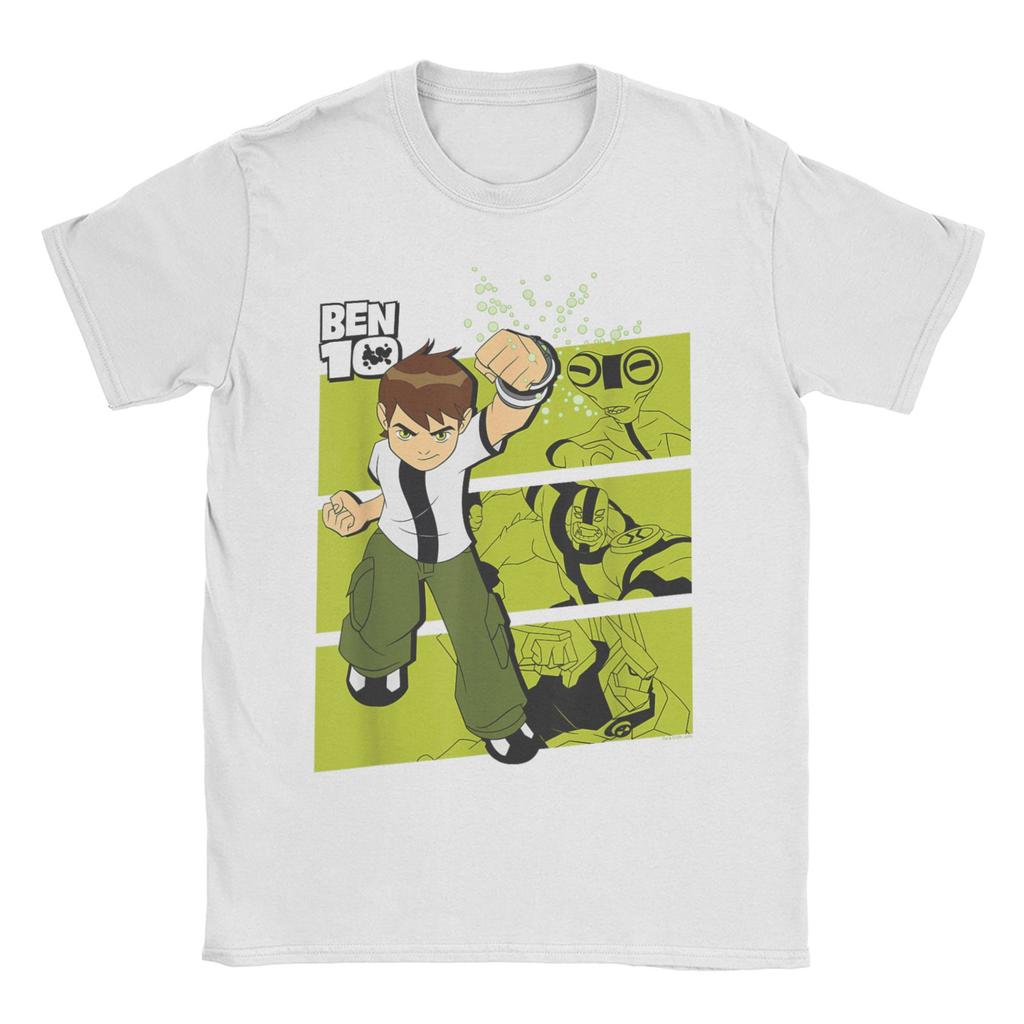 Ben Alien anime T Shirt Summer Hip Hop TShirts Unisex Cotton ONeck Plus Size Clothes Short Sleeves Vintage Tshirt