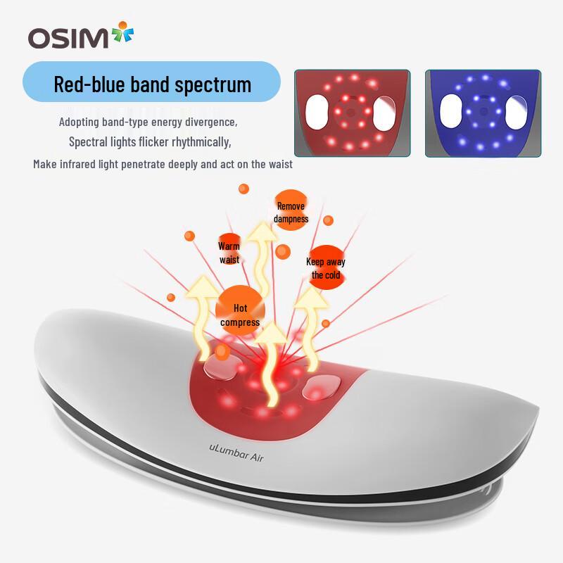 OSIM Массажер для поясницы Dynamic Pulse, штекер CN (адаптер в комплекте)