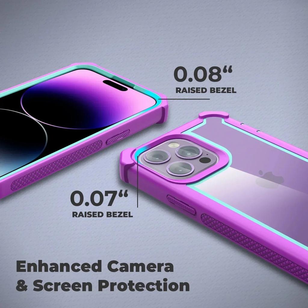 С коробкой 3-в-1 Сверхпрочный военный бронированный чехол для телефона для IPhone 17 Pro Max 16 15 14 13 12 Otter Прочная противоударная защитная крышка