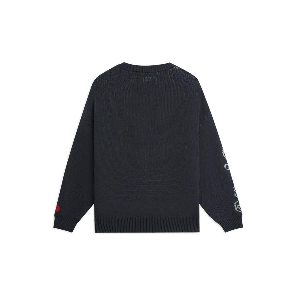 Li-Ning X Disney Toy Story Клубничный Медведь Коллекция Мультфильм Медведь С Круглым Вырезом Свободный Свитер С Длинными Рукавами Женский Свитер AMBS198-6