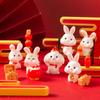Micro Landscape Decoration Cute Cartoon New Year Rabbit Gift Rabbit Resin Decoration