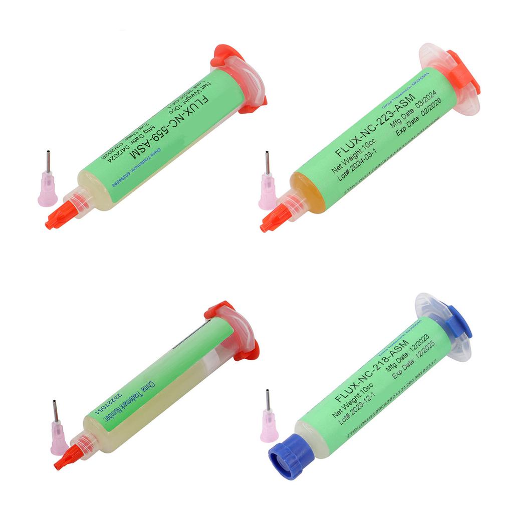 Flux 559 Solder Pastes Low Residues Flux Welding Flux NC559ASM/NC223ASM/NC218ASM with Needle Dispensing Accesories