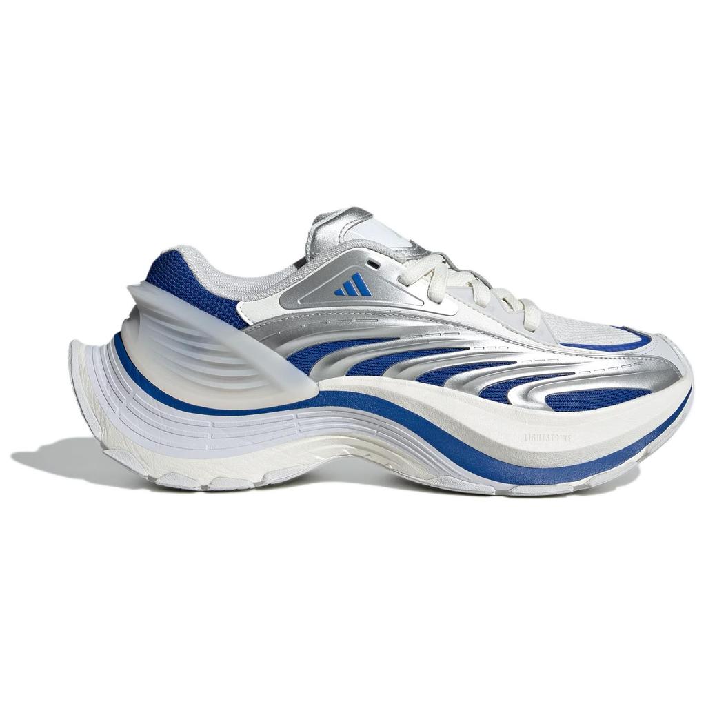 Adidas Xlg Серия Mtw Удобные Прочные Низкие Тренировочные Кроссовки для Бега на Длинные Дистанции и Городских Поездок Унисекс Синий Белый Серебристый JS1502