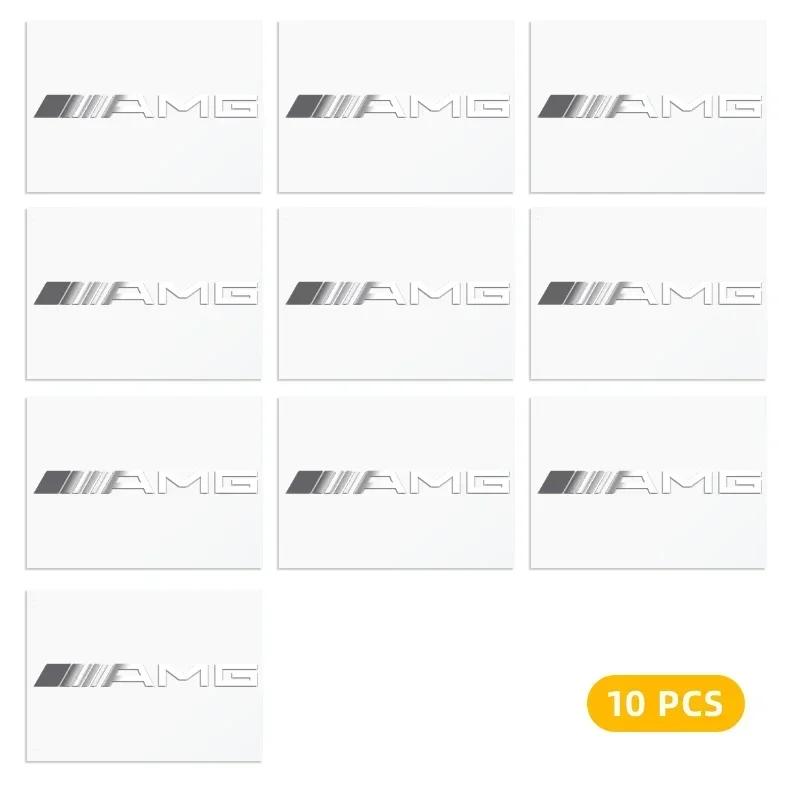 DNV4 2/5/10pcs 3D Metal Car Interior Decoration Stickers For Mercedes Benz B/C/E/S Class A Class C200L GLC GLK CLA Auto Accessories