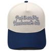 Put it on my Husband's tab Truck driver hat Embroidery color matching baseball cap Casual woman