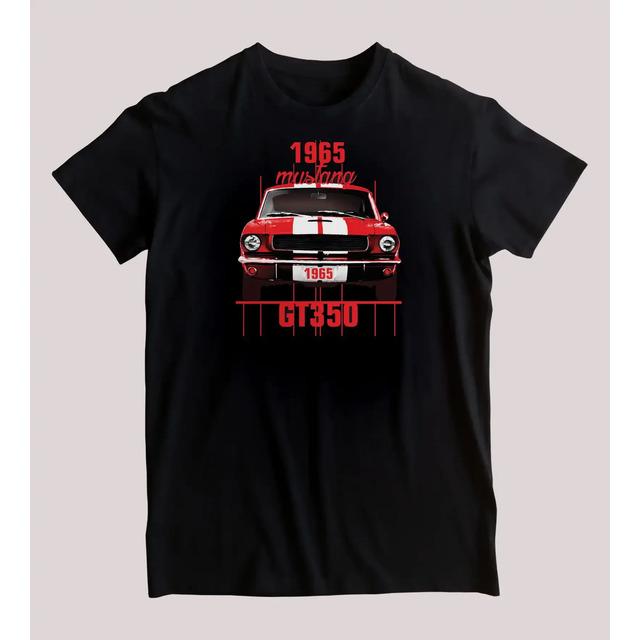 Camiseta Con Estampado Grafico Del Mustang Gt350 De 1965