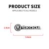 JBIW9 Car Styling 3D Metal alloy Speaker Audio Stickers Badge Emblem Decal For Skoda Fibia 2 Superb Octavia 2 MK2 FL A5 2009 2010