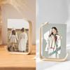 Contemporary and Chic Acrylic Wooden Photo Frame for Photo Decor
