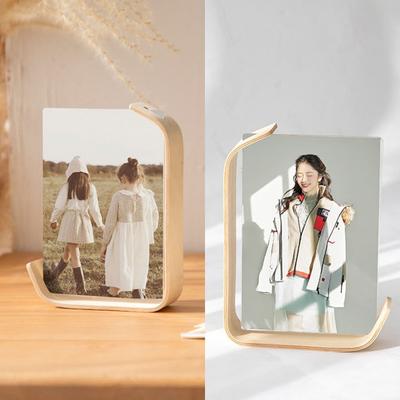 Современная и Шикарная Акриловая Деревянная Фоторамка для Фотодекора
