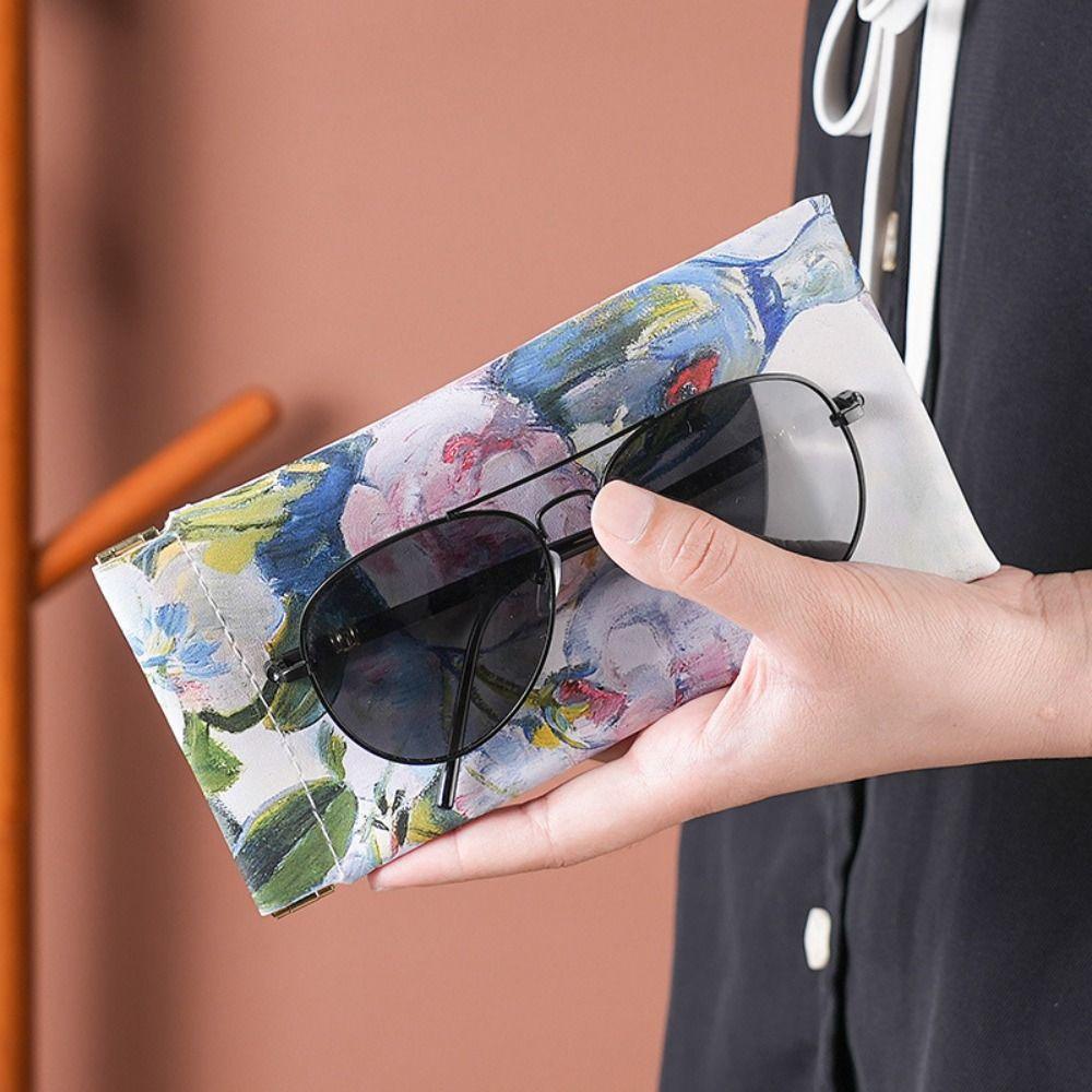 Сумка для хранения солнцезащитных очков из искусственной кожи, простой футляр для очков, портативный футляр для очков