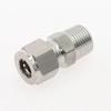 1 шт. 1/8" 1/4" 3/8" 1/2" Наружная резьба к быстроразъемному фитингу 3-16 мм Внешний диаметр Нержавеющая сталь Двойная обжимная трубка-соединитель 304 SS