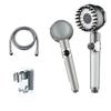 Multi-Functional One-Button Adjustment High Pressure Massage Shower Head Hose