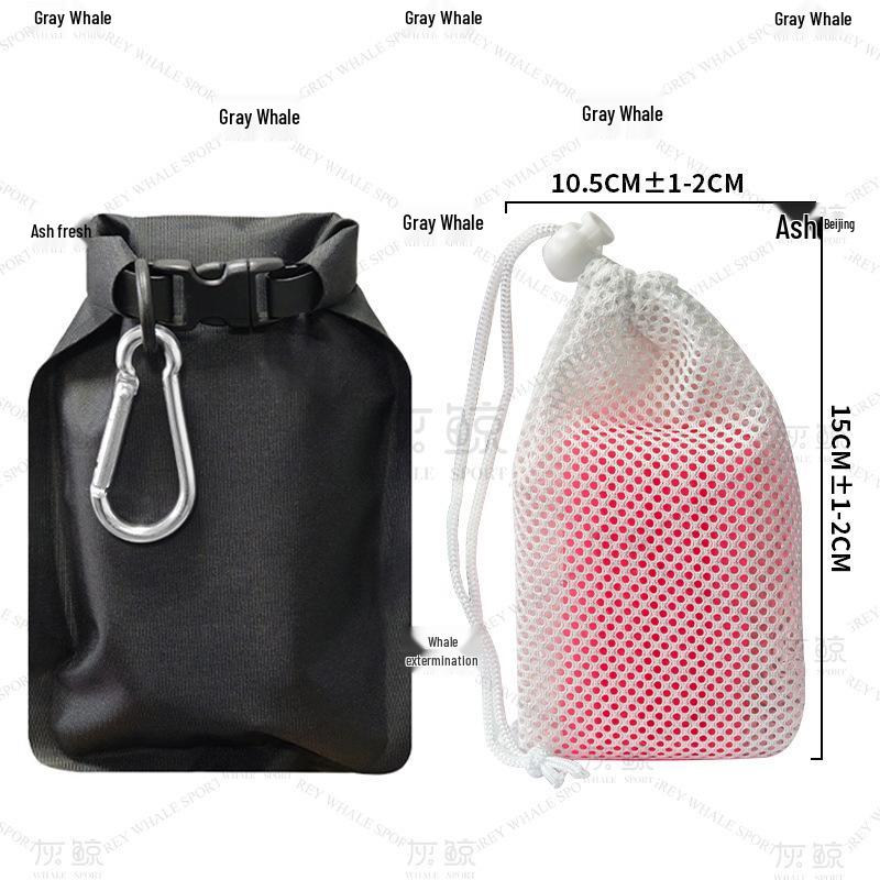 Портативный герметичный мешочек для мыла: Водонепроницаемый и влагоиспаряющий диспенсер для туалетных принадлежностей.