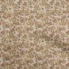 Cotton Flex Brown Fabric Florals Fabric For Sewing Printed Craft Fabric By The Yard 40 Inch