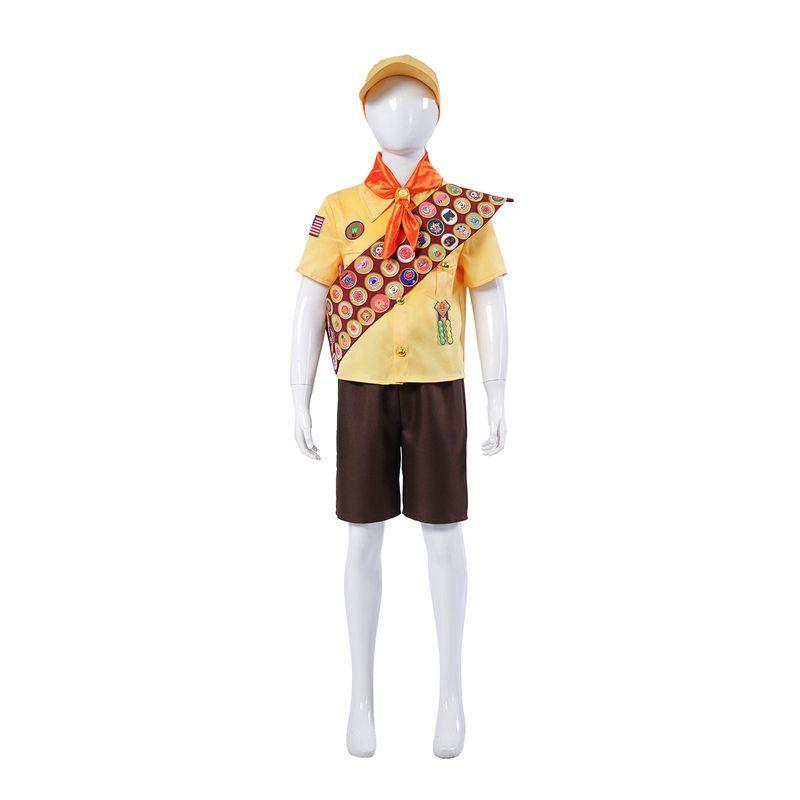 Fly House Russell Cosplay Costume Little Explorer Movie Character Russell Cosplay Outfit