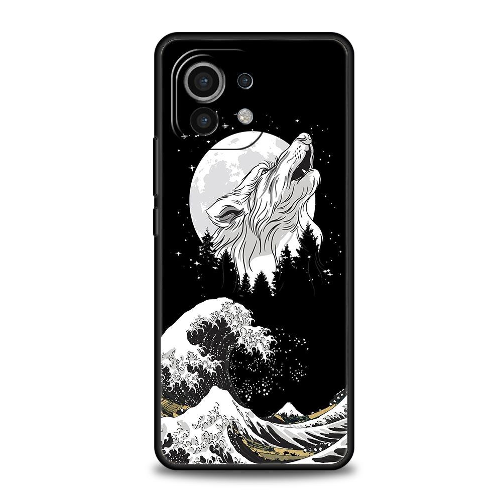 Золотой чехол Great Wave Kanagawa Surf для Xiaomi Poco X4 X3 NFC F3 F4 M3 M4 Mi Note 12T 10 12 11 Ultra 11T Pro 10T Lite 9T Cover