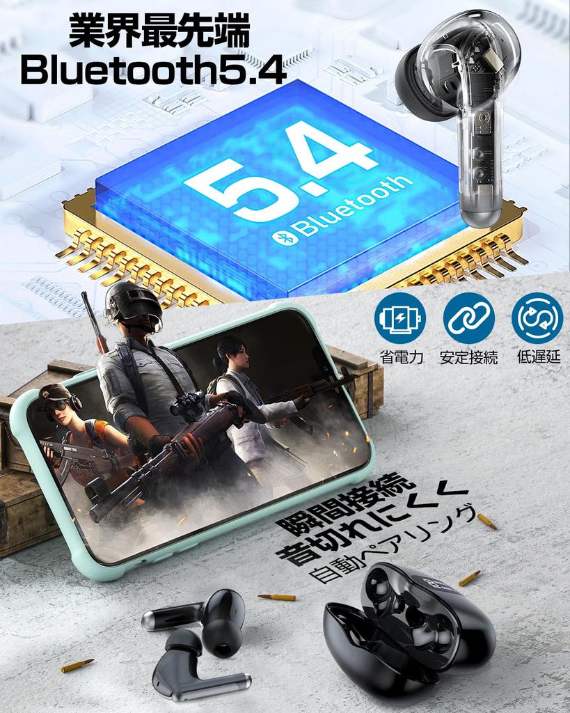 Новая модель 2025 года с и Низкие Беспроводные Bluetooth-наушники с LED Двойное ENC Шумоподавление Звук Karuna 35 часов музыки Совместимость с Идеально для