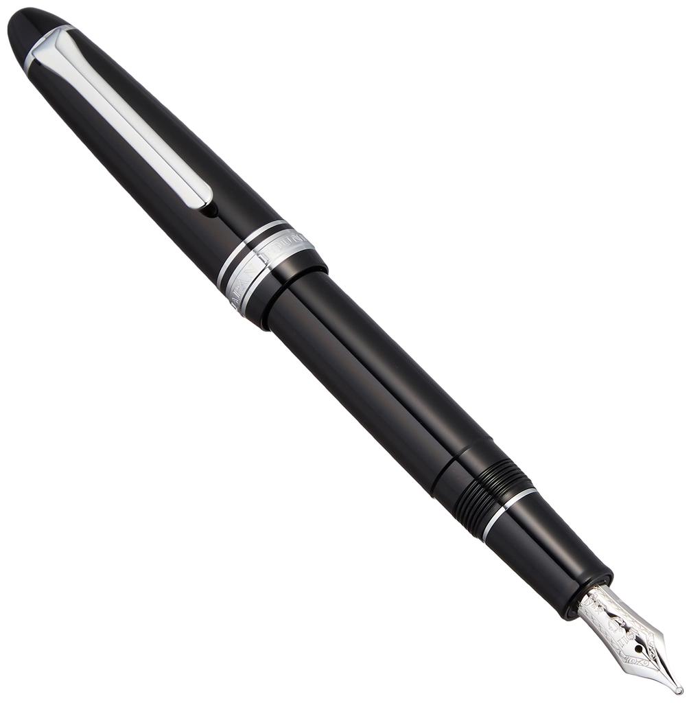 Sailor fountain pen Profit Light Silver Trim Black Zoom 11-1039-720
