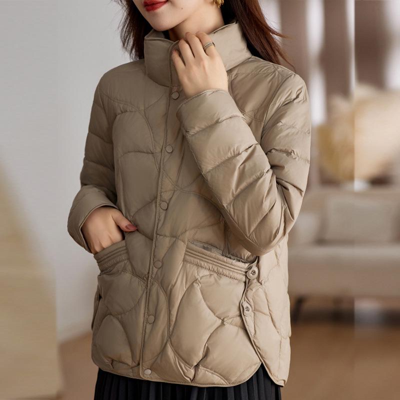 Women's High-End Short Winter Down Jacket - Thick Duck Down Korean Petite Version