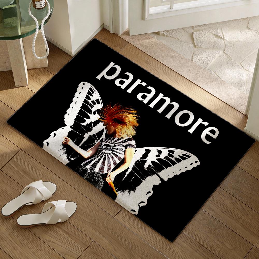 Popular Pop Rock Band P-Paramores Floor Mat Soft Flannel Non-Slip Door Mat - Thickened Rug for Living Room Home Decor