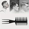 1PC Professional Double Side Tooth Combs Fish Bone Shape Hair Brush Barber Hair Dyeing Cutting Coloring Brush Man Hairstyling Tool
