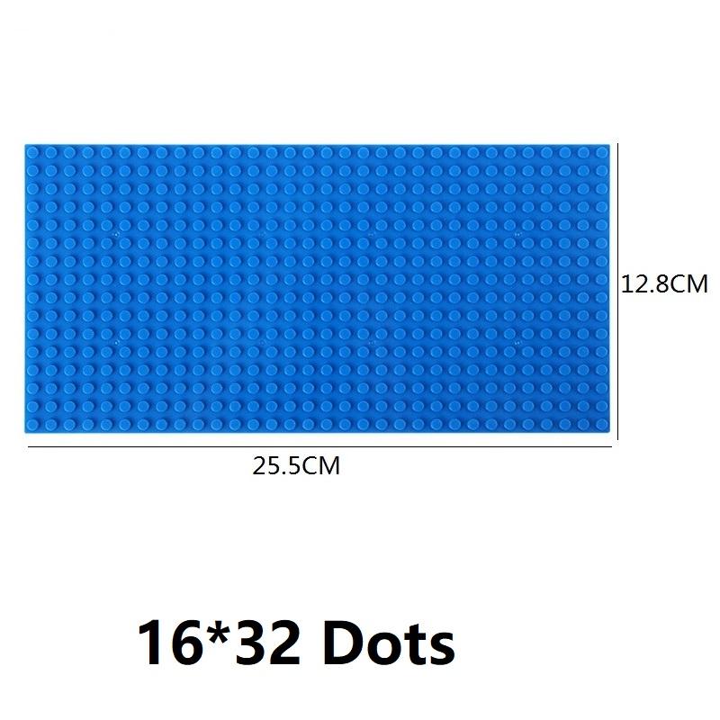 Single Double Sided Building Plates 32X32 16X16 16X32 Dots Diy Simulated Scene Building Block Base Compatible With Major Brands