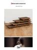 Solid Wood Tea Coaster & Decorative Riser for Flower Pots, Vases, Stones, and Plants