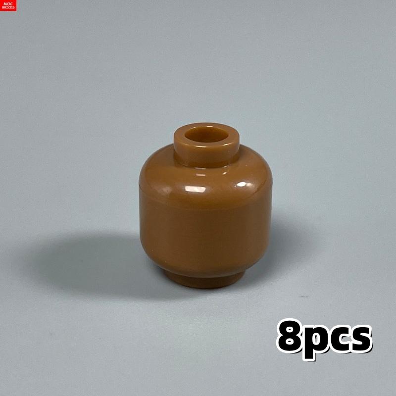 Фигурка MOC Bricks Пустая Голова Лицо Банка Бутылка Аксессуары Собранная Деталь Строительные Блоки Игрушки Для Детей
