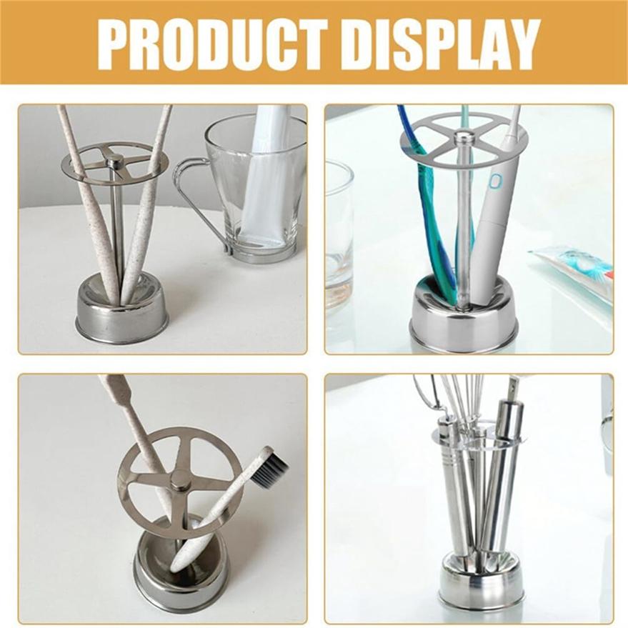 Многофункциональная подставка для зубных щеток, полка для кухни, ванной комнаты, подставка для хранения ручек для макияжа