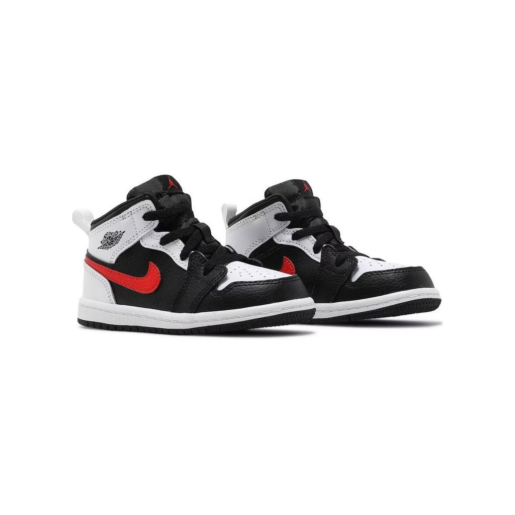 Air Jordan 1 Mid TD Chile Red Black White Chile Red 640735-075