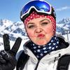 Old Man Pattern Funny Ski Mask 3D Face Printed Full Face Mask  For Outdoor/Cycling/Pranks/Party