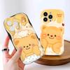 Чехол для телефона Honor 90 Lite P30 Pro Infinix Hot 30 40 40i 40 Pro Smart 8 Pro Vivo V29e V30e с рисунком медового медведя и кремовой текстурой из мягкого силикона