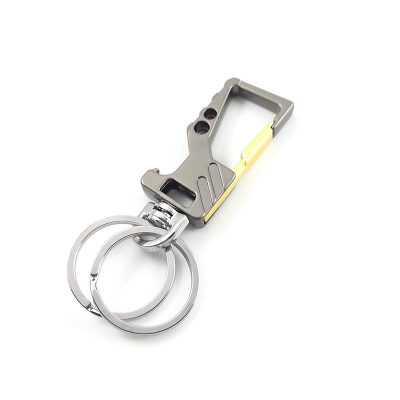 Multifunctional Men's Key Chain Metal Belt Clip Anti Loss Buckle Keychain Accessories Keychain Bottle Opener Pendant