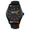 5 Sports Mechanical 24 Jewels Leather Strap Men’s Watch SRPH33K1